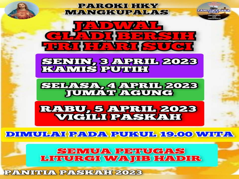 JADWAL GLADI BERSIH